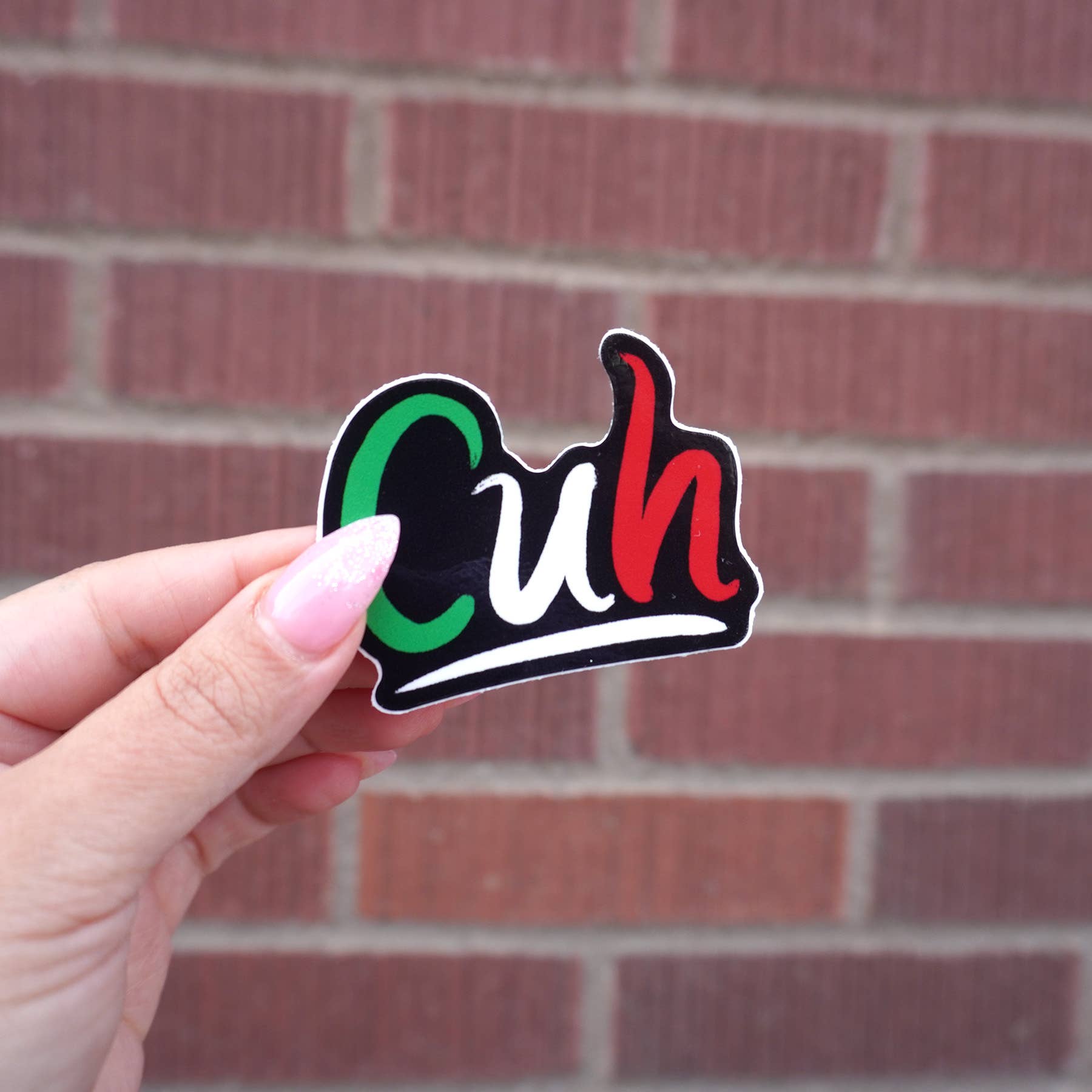 Erica Alfaro Designs - Wholesale Sticker - Cuh Vinyl Sticker2