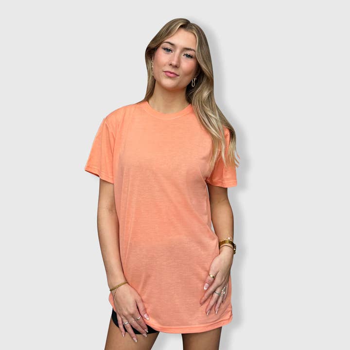 ILTEX Apparel - Wholesale T-Shirt - Women's - 100% Polyester Cotton Feel Tees (Colors)