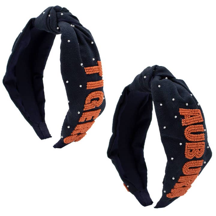 Pannband med pärlor - NCAA-licensierat för wholesale av Kickoff Couture