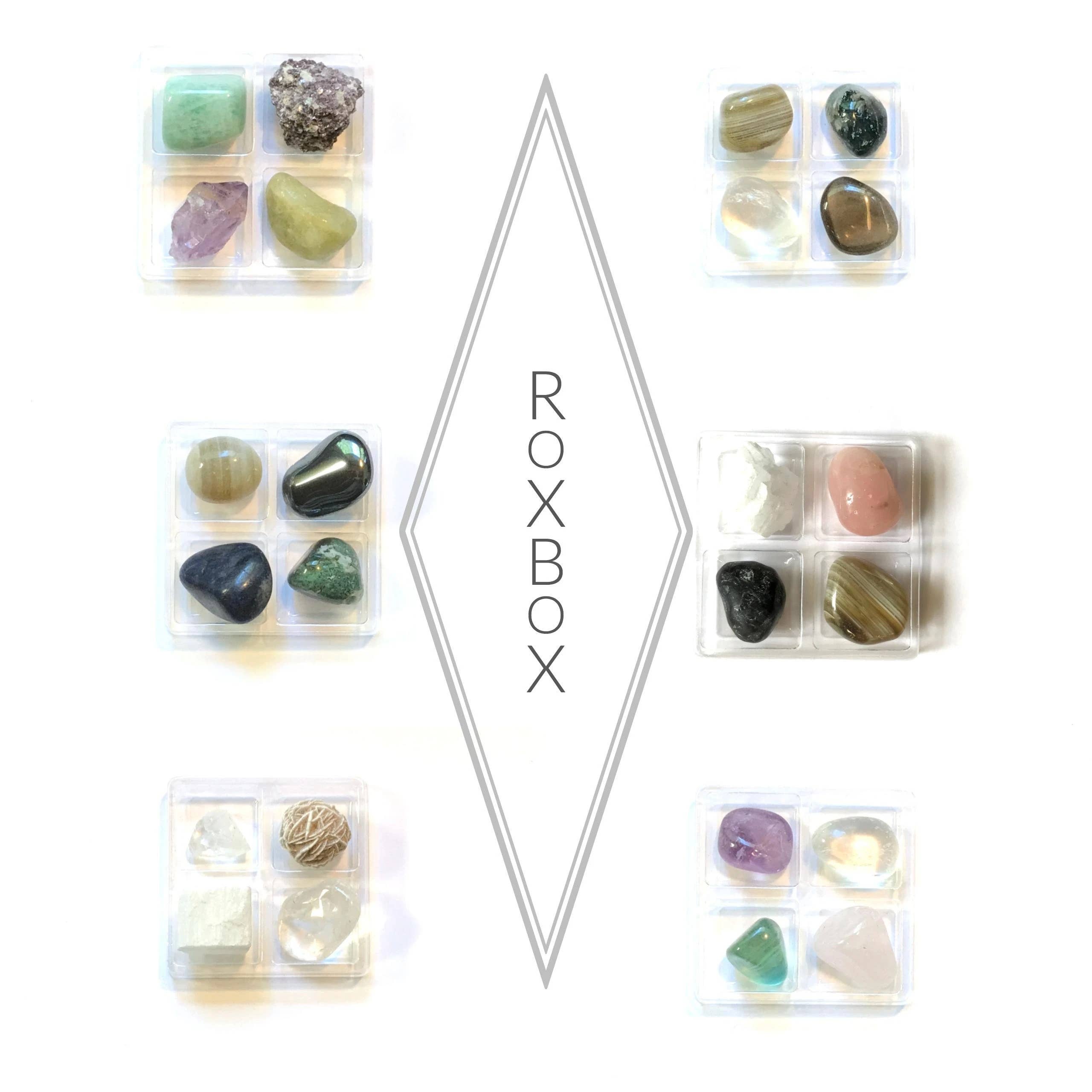 Crystal Grids - Vendita all'ingrosso Pietra/cristallo spirituale - Aura Cleanse - Rox Box - set regalo con cristalli e pietre9