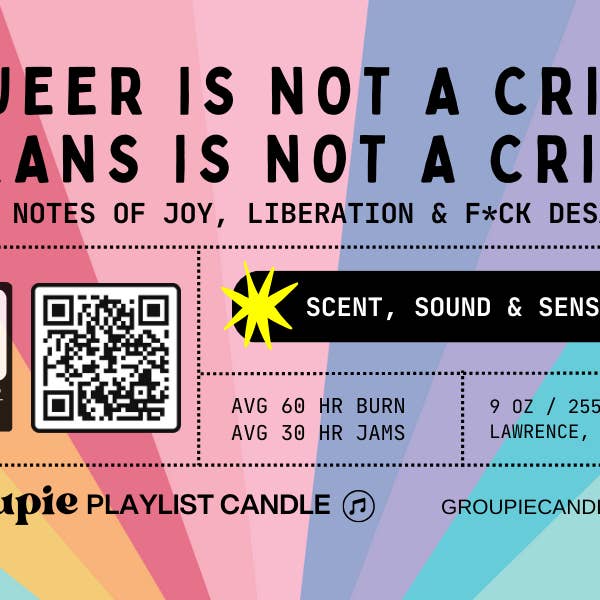 groupie candles - Wholesale Jar/Filled Candle - We Are Not A Crime (PRIDE)