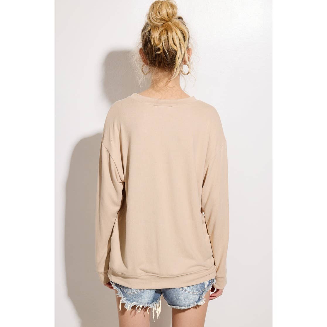 Phil Love - Wholesale Grafisch sweatshirt - Dames - Teddybeer Print Zachte Sweatshirts Losse Pasvorm Top9