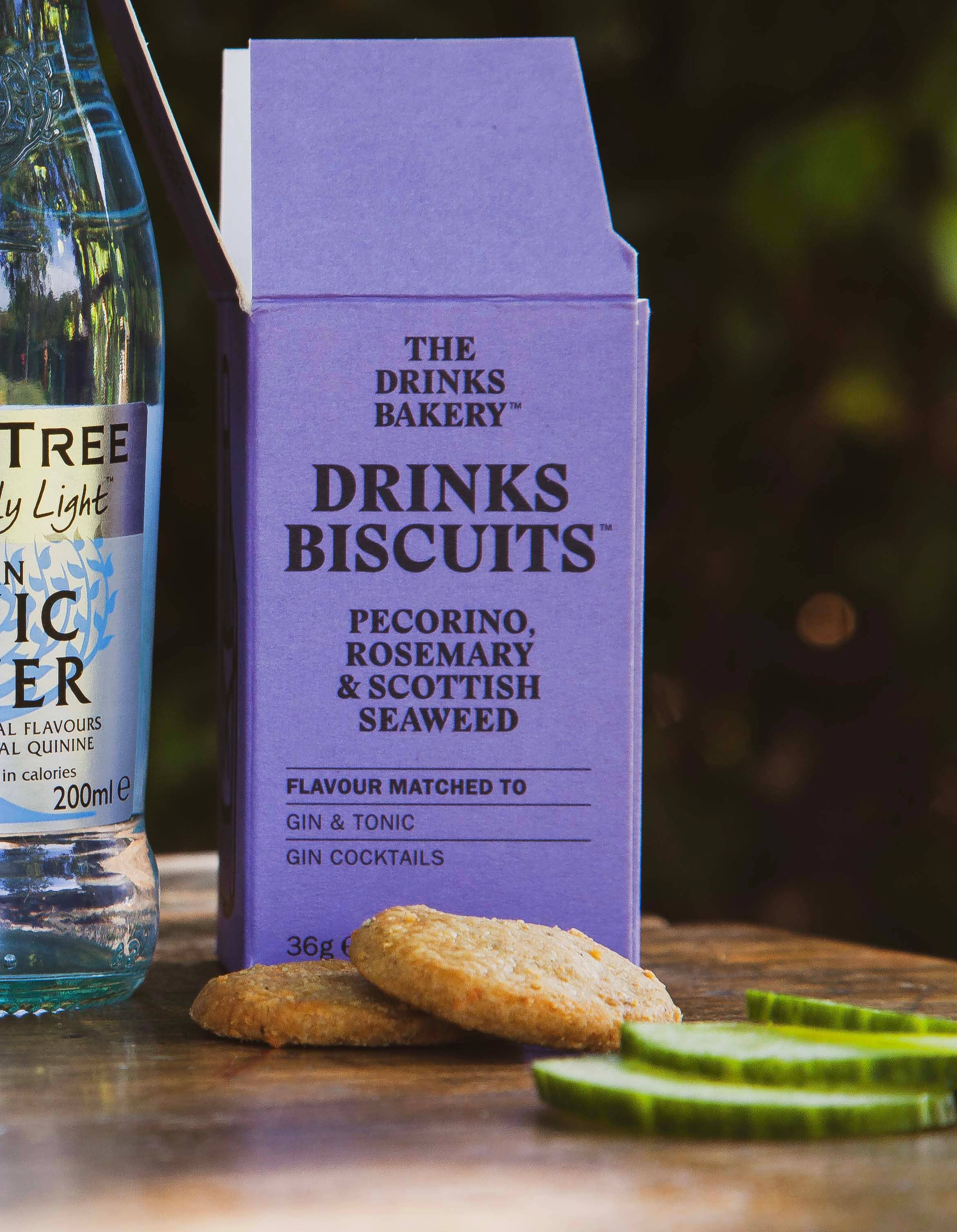The Drinks Bakery - Wholesale Cookie - Drinks Biscuits - Pecorino Cheese & Rosemary 36g3