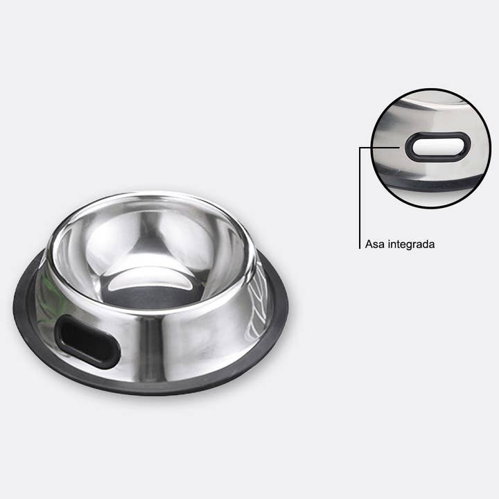 Natural Stainless Steel Dog Bowl for wholesale on Faire0