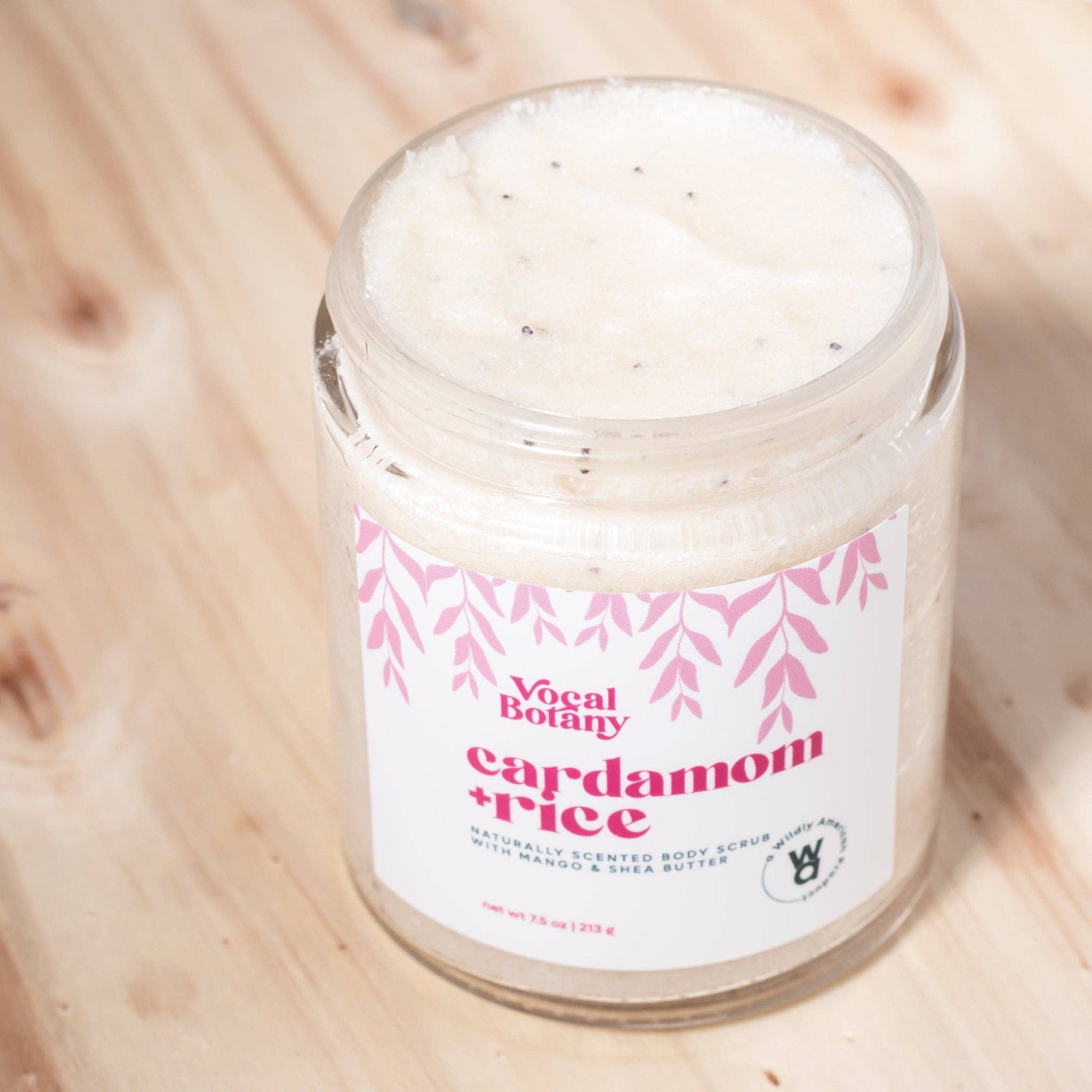 Vocal Botany - Wholesale Body Scrub/Exfoliant - Cardamom & Rice Body Scrub1