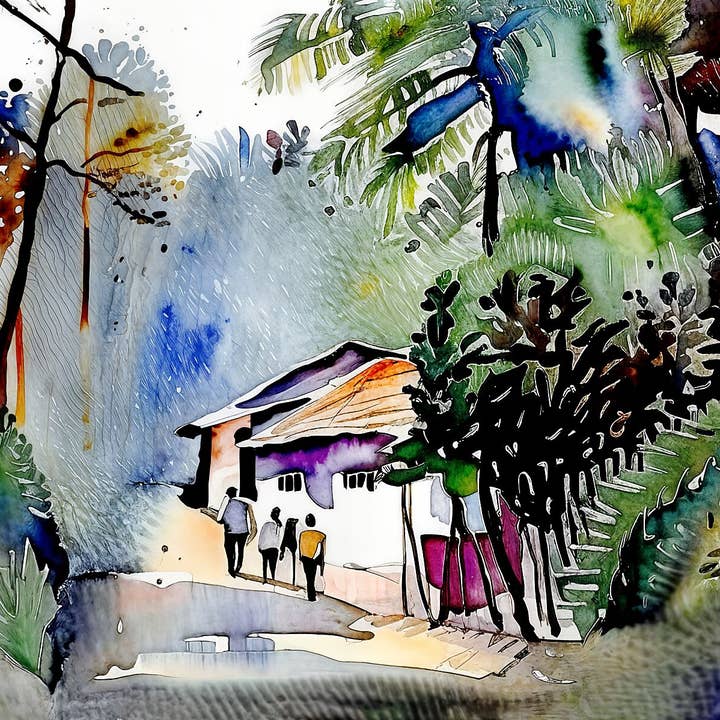 Watercolor Fine Art Print, Nature Decor, Home Gallery Wall, Boho Aesthetic, Gift for Art Lovers for wholesale by Mediaunlimited, LLC.