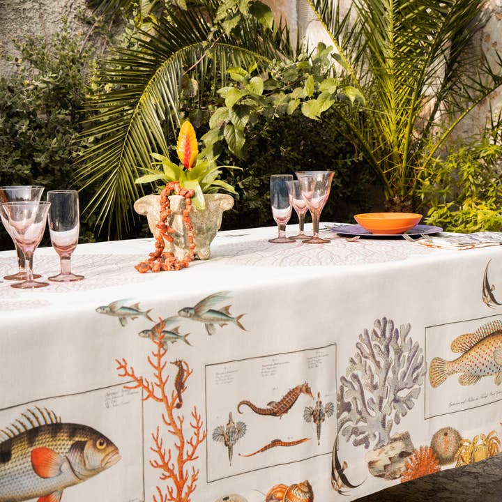 The Napking - Wholesale Tablecloth - Tablecloths “Coral Bay”