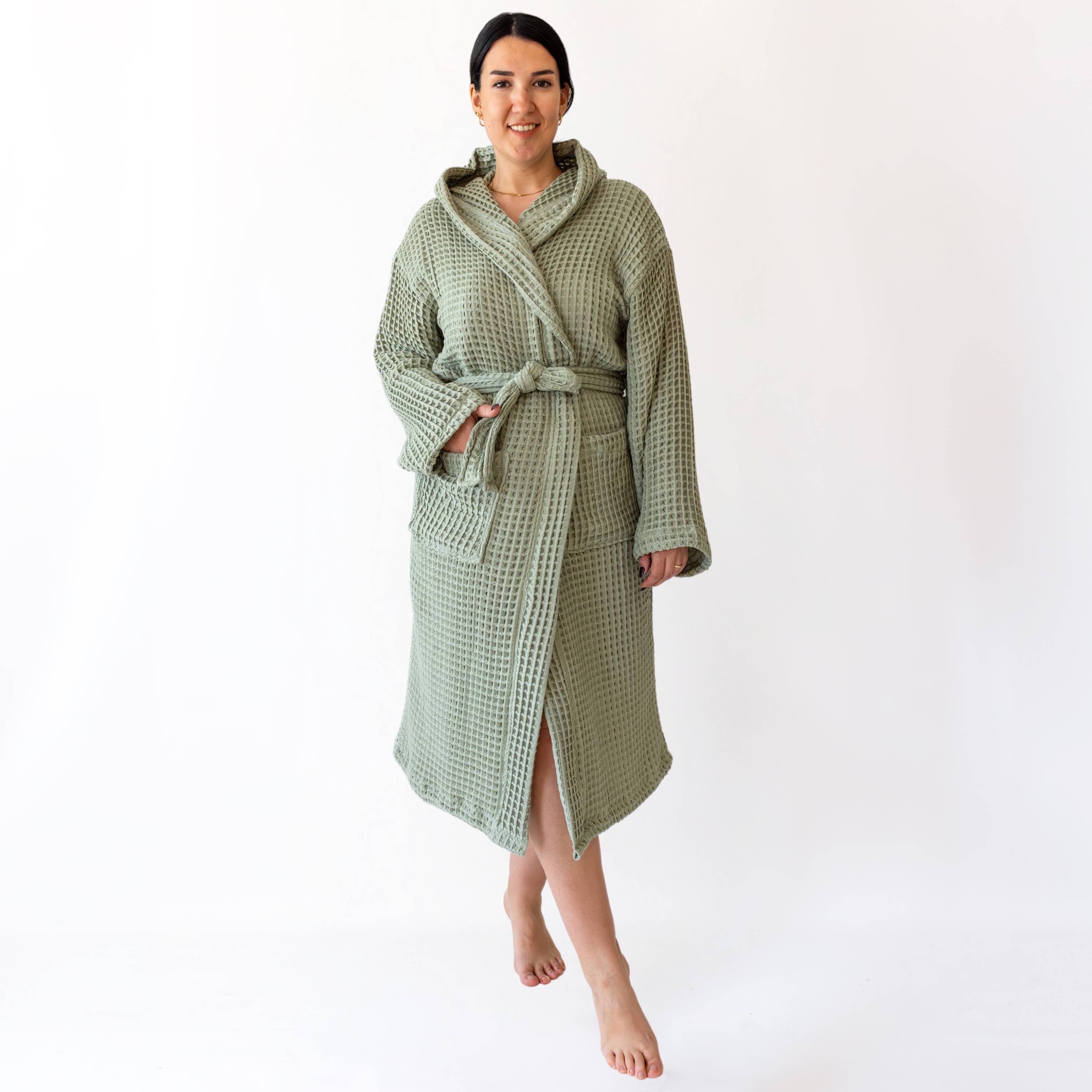 Vivamaison – Engroshandel Morgenkåbe - Unisex – Premium Vaflet Bomuld Badekåbe, Unisex Spa Komfort129