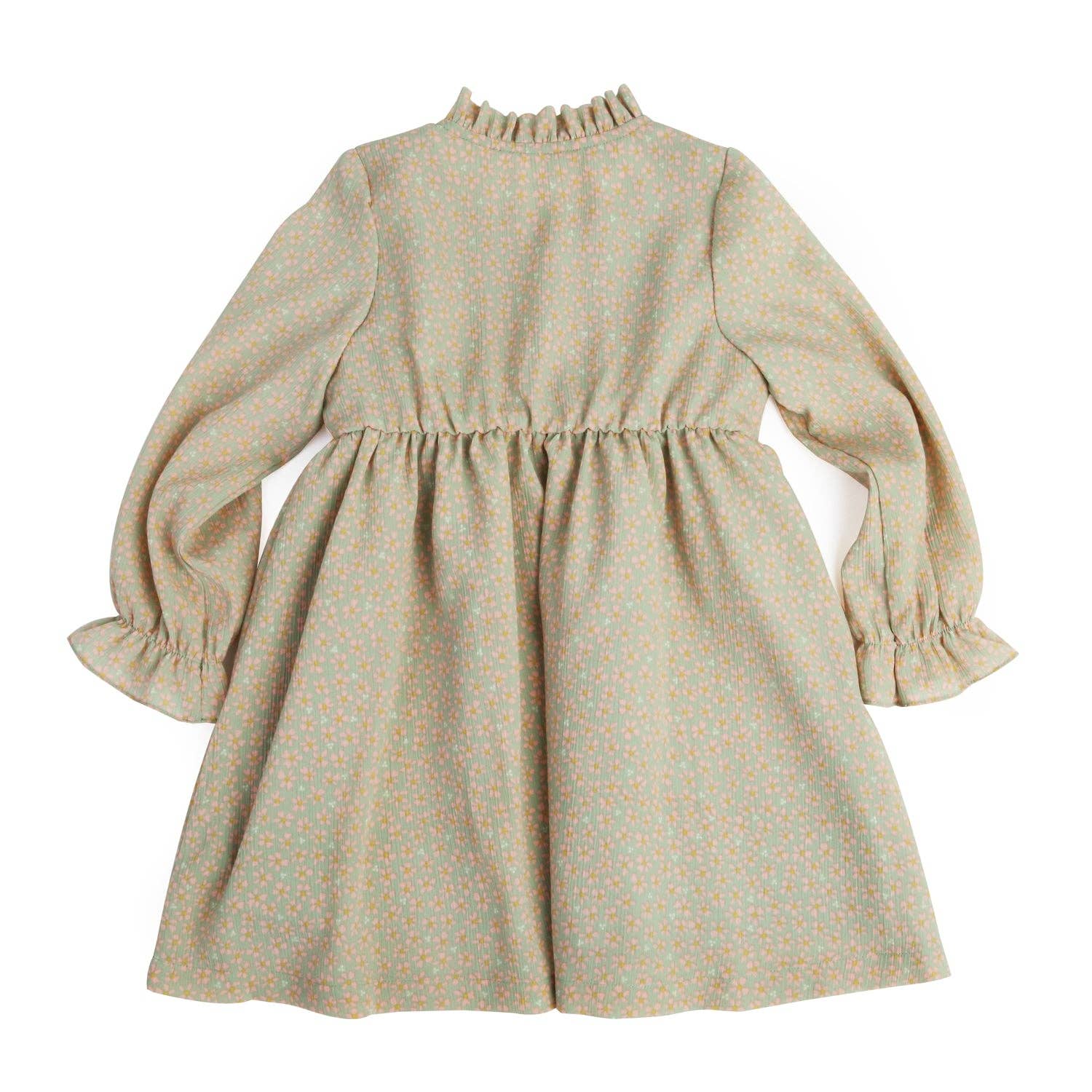 ToTo Heros – wholesale Dress – Kids – Francis Shirred Collar Floral Print Dress2