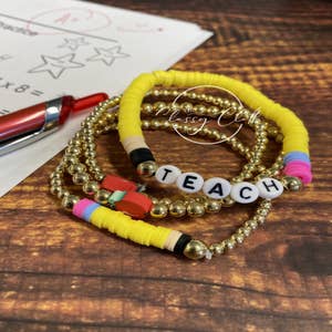 Natural Life: Beaded Bracelet Set – Makk Fashions