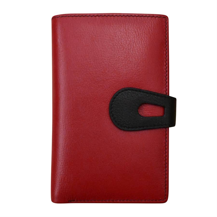 ili New York - Vendita all'ingrosso Portafogli - Donna - 7817 Portafoglio Midi con Linguetta Intagliata2