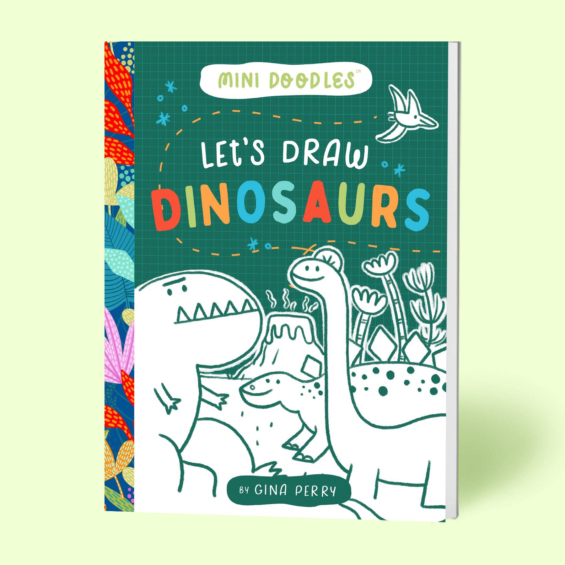 Bushel & Peck Books - Wholesale Colouring and activity book – kids and baby - Mini Doodles: Let's Draw Dinosaurs1