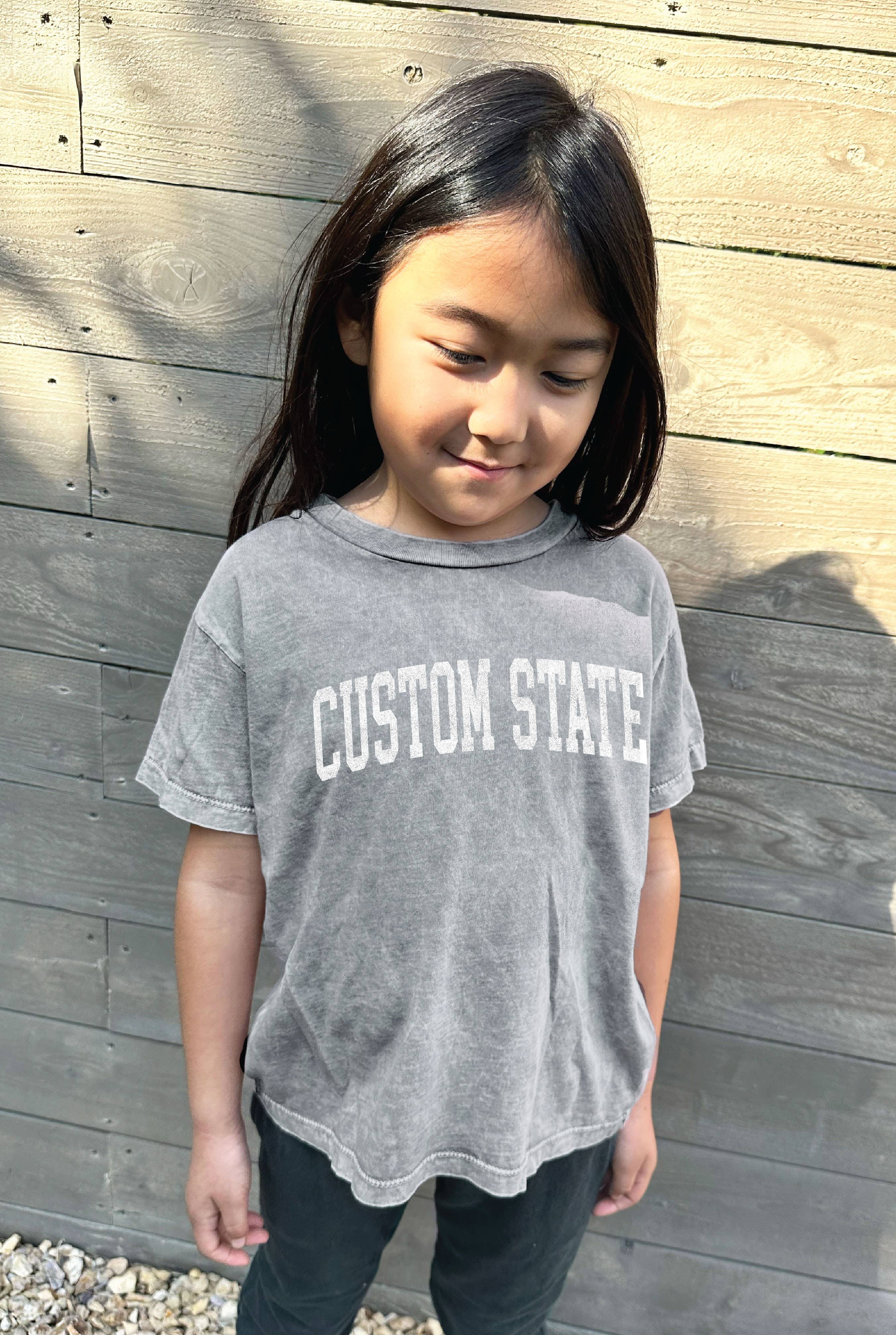 OAT COLLECTIVE – wholesale Screen-printed t-shirt – Kids – Custom Graphic Toddler Unisex Mineral Top6