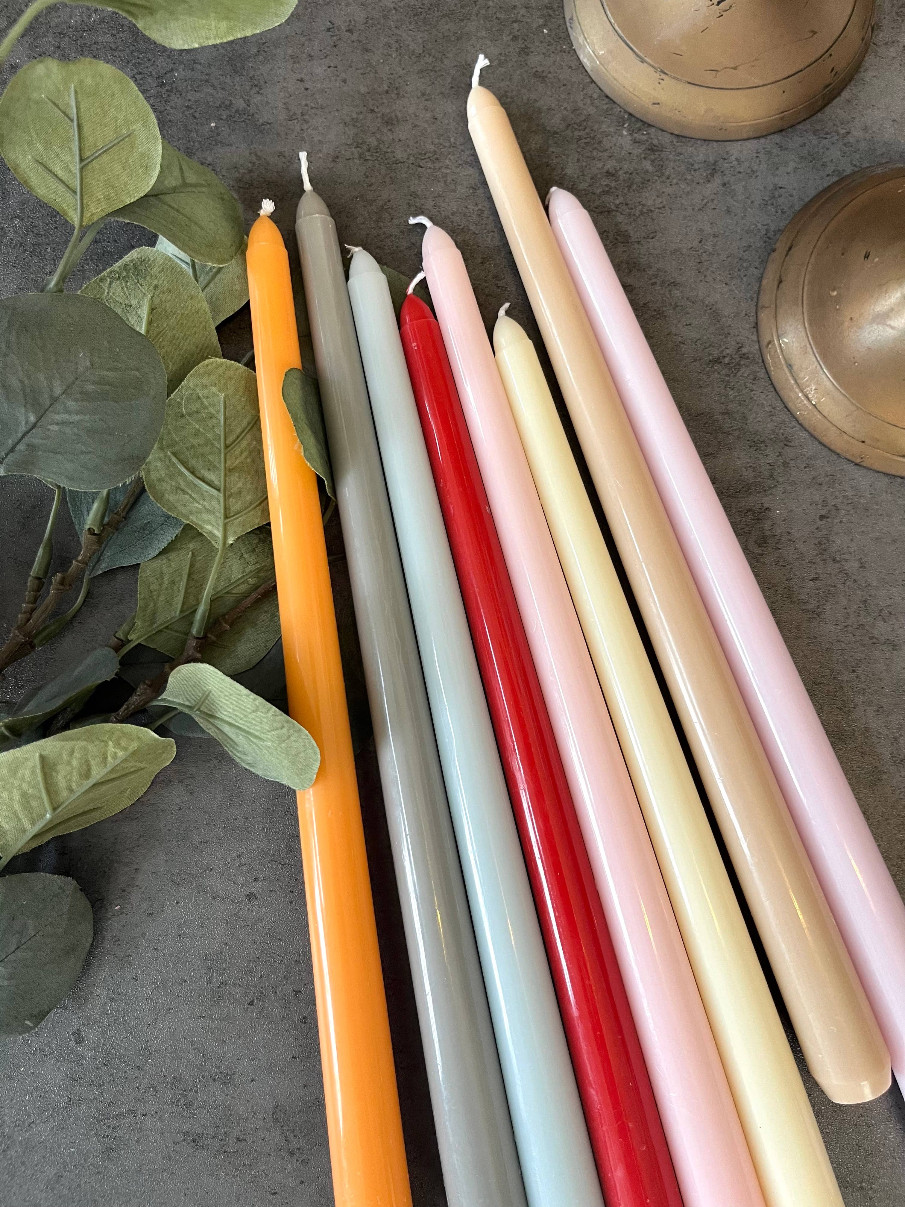 Acute Designs - Wholesale Taps toelopende kaars/kandelaar - Set van vier taps toelopende kaarsen, kandelaars, vakantie-, boho-decor0