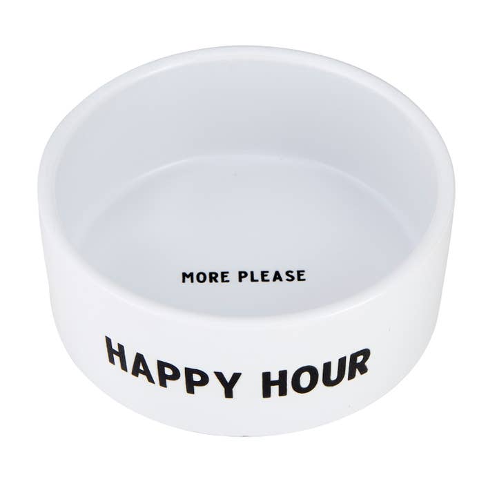 Santa Barbara Design Studio by Creative Brands - Wholesale Pet Bowl - Cat/Dog - Ceramic Pet Bowl - Happy Hour1