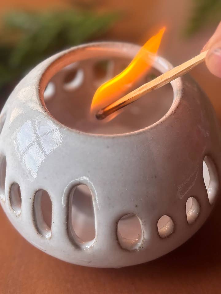 Candle Holder Luminary Tea Light for wholesale by ROB Ceramics