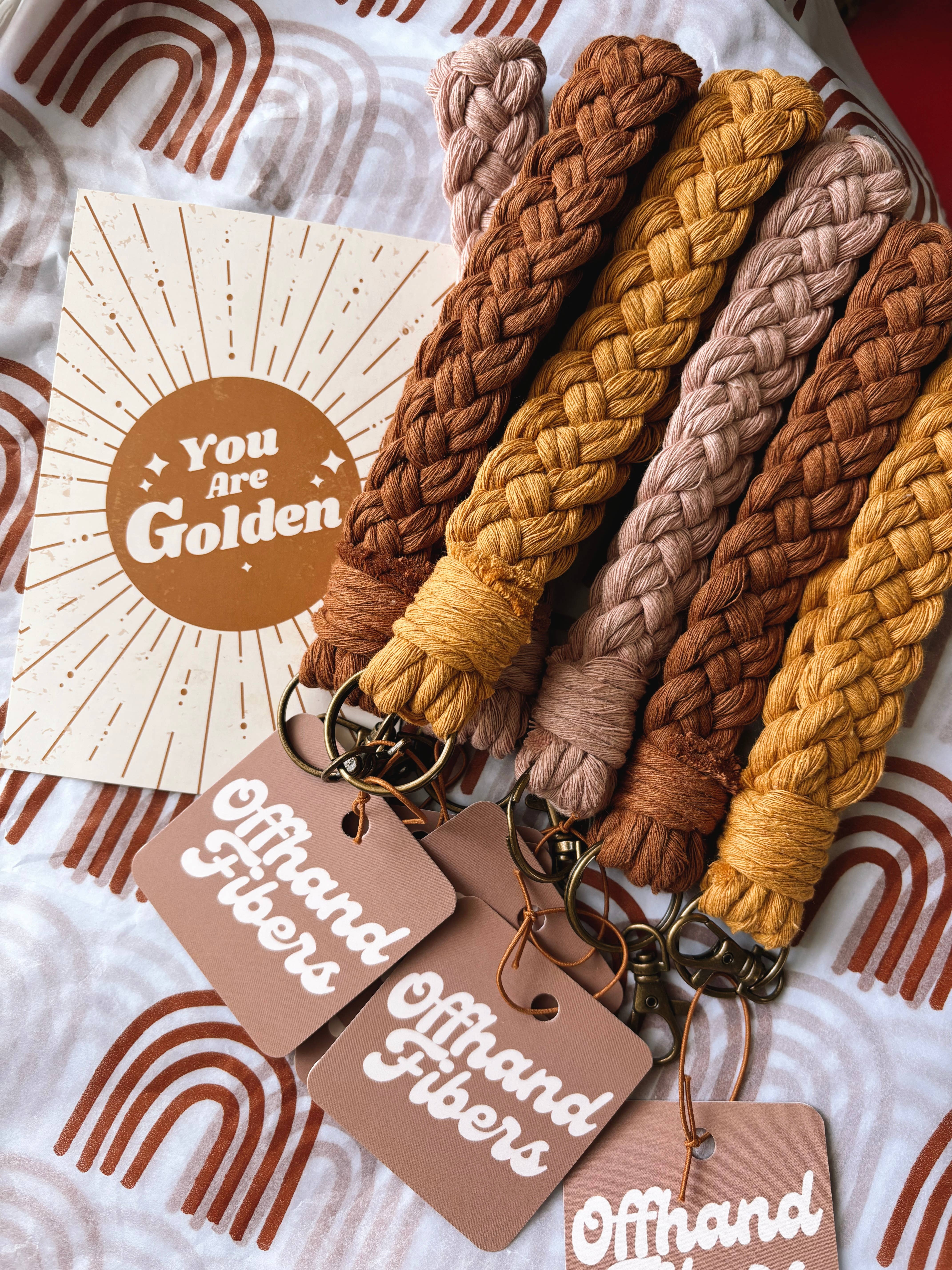 Offhand Fibers - Wholesale Keychain - Women's - Braided Wristlet Keychain - Everyday Accessories, Gifts7