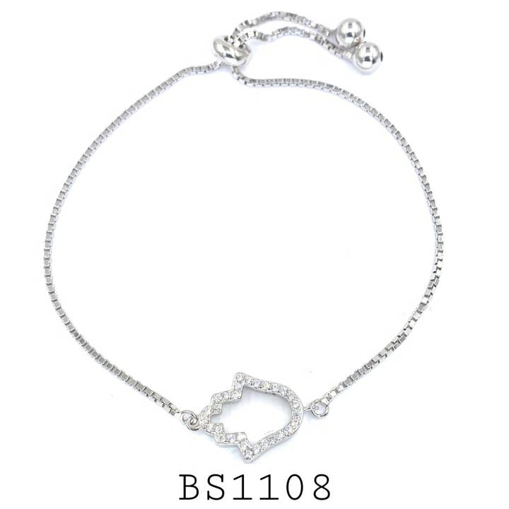 Pulsera con dijes de plata de ley 925 para venta al por mayor de Nisso & Co. NYC Jewelry Wholesale
