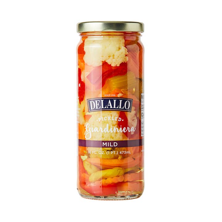 Mild Giardiniera (16 oz.) for wholesale by Delallo