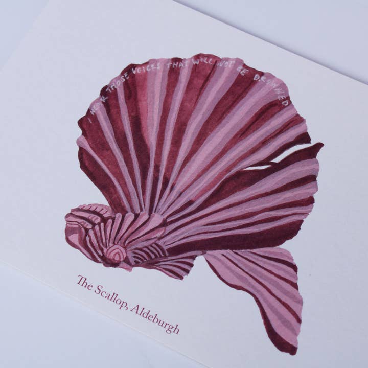 Emma Holmes Art - Wholesale Art Print - The Scallop, Aldeburgh – A5 Art Print8