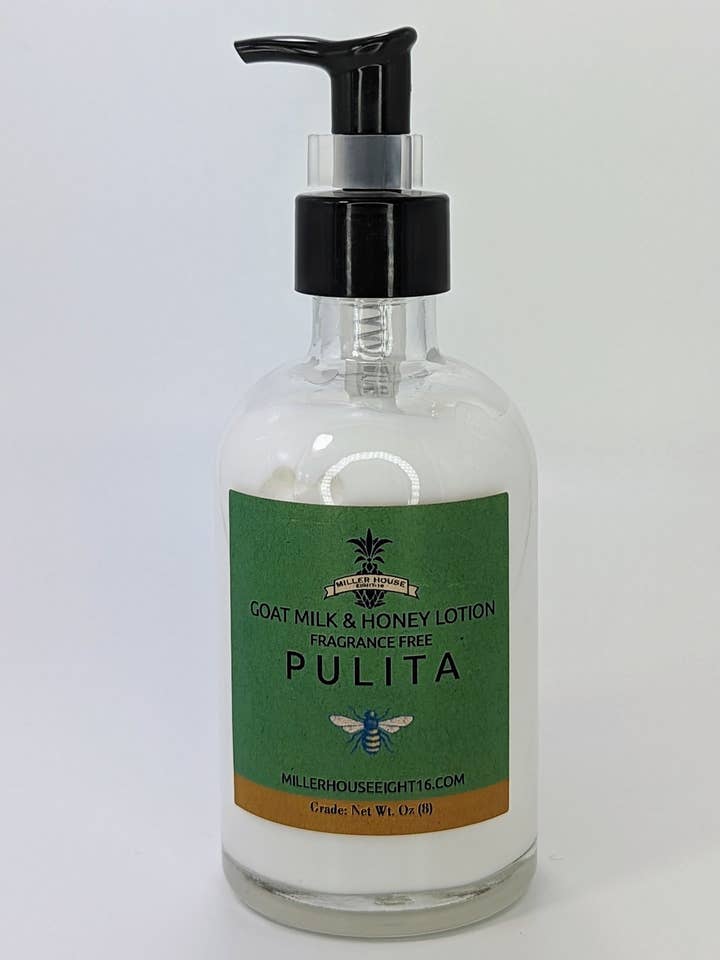 Pulita, Goat milk and honey lotion for wholesale by Millerhouseeight16