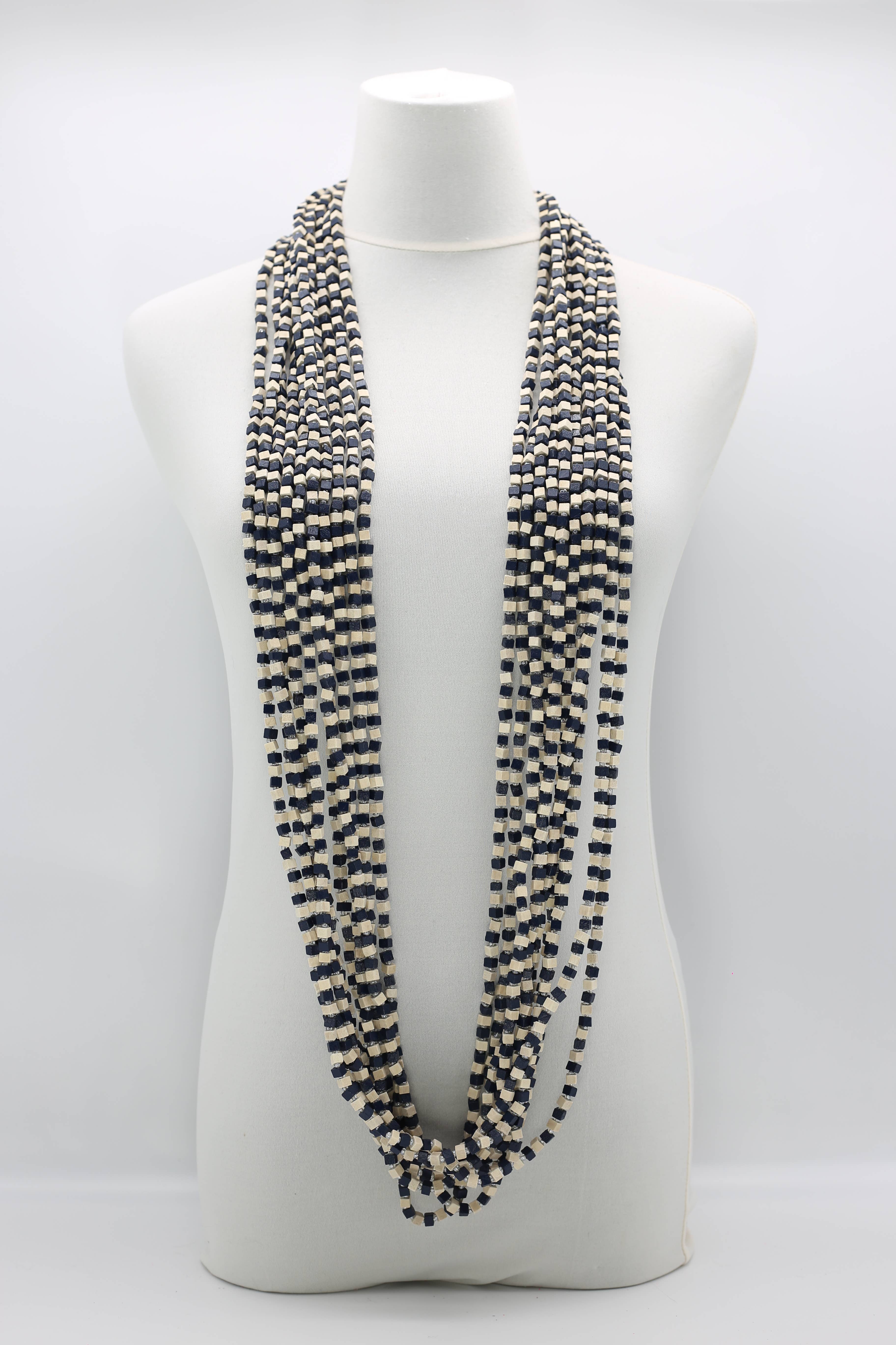 Jianhui London – Engroshandel Perlehalskæde – Den næste Pashmina halskæde Træperler - Mosaic Art15