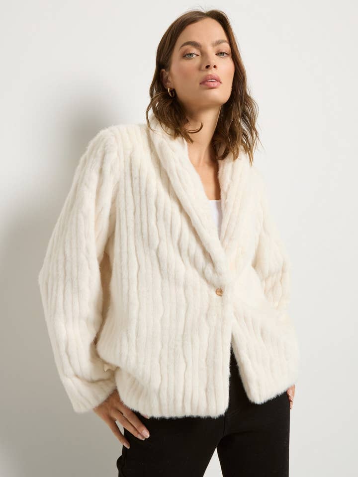 Seventy Eight and Sunny (SEAS) - Wholesale Jacket - Women's - Luna Faux Fur Jacket1