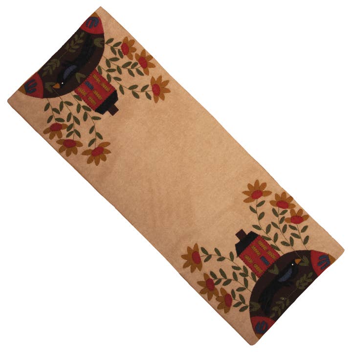 In the Country Table Runner 14 in X 36 In for wholesale by Home Collections by Raghu