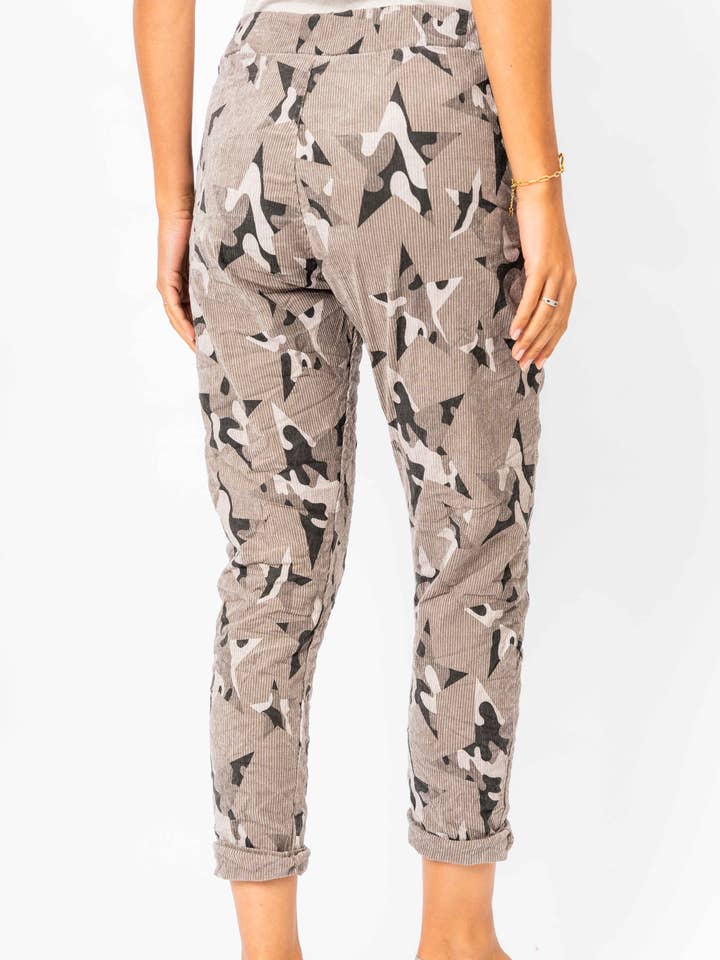 Look Mode Usa - Wholesale Pants – Women's - Camo Star Corduroy Jegging3