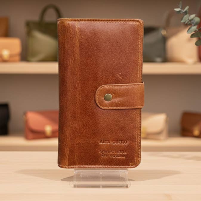 Alta Quero - Wholesale Wallet - Women's - Genuine Leather Ladies Wallet RFID – Tan0