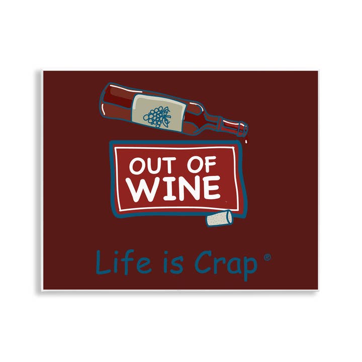 Stupell Industries – wholesale Wall decor – Kids & Baby – Out Of Wine Bottle Wall Plaque Art