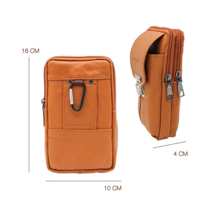 Cuero Zerimar 100% Leather Crossbody Bag Measurements: 18x10x4 for wholesale on Faire1