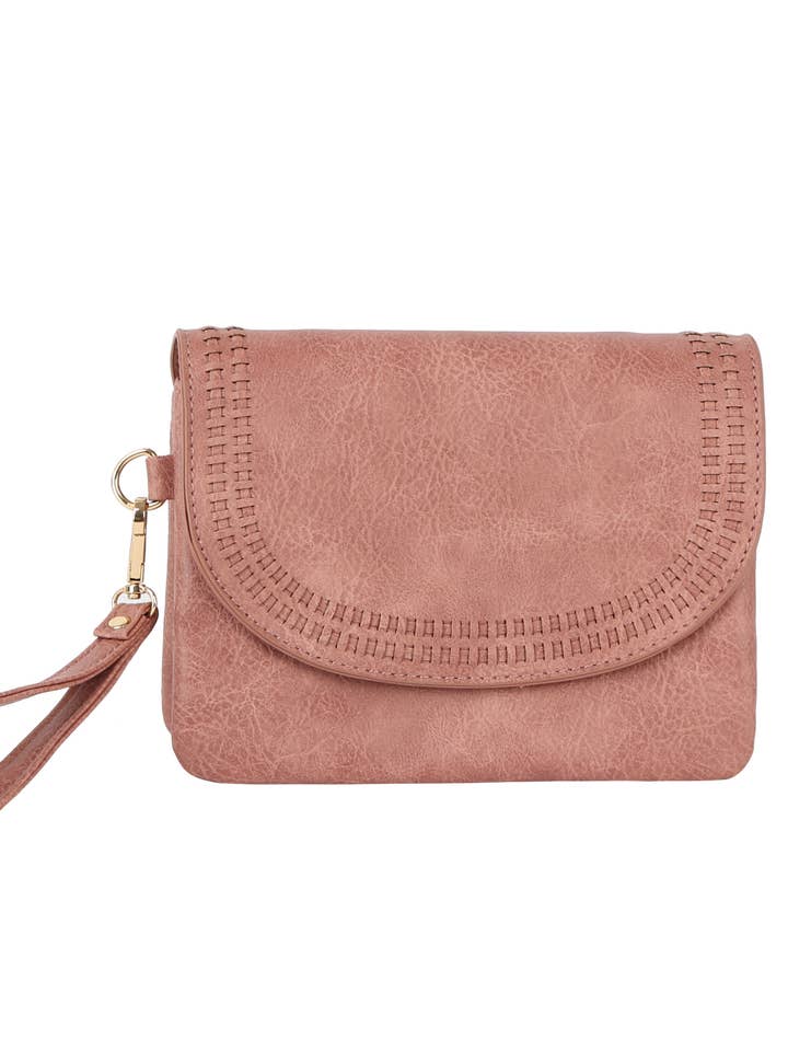 Metro Muse broderväska med vispsöm framklaff för wholesale av HR CORP