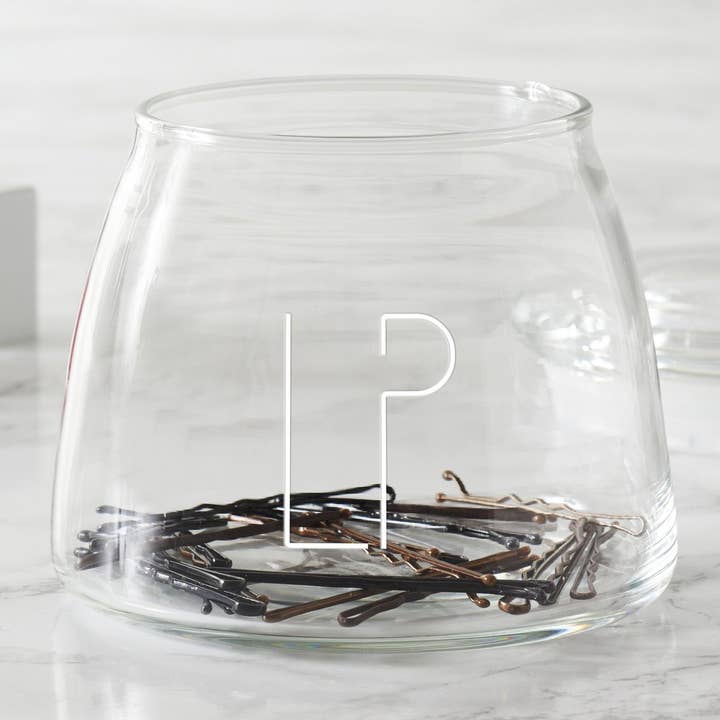 Personalised Initials Beauty Storage Jar for wholesale by Becky Broome