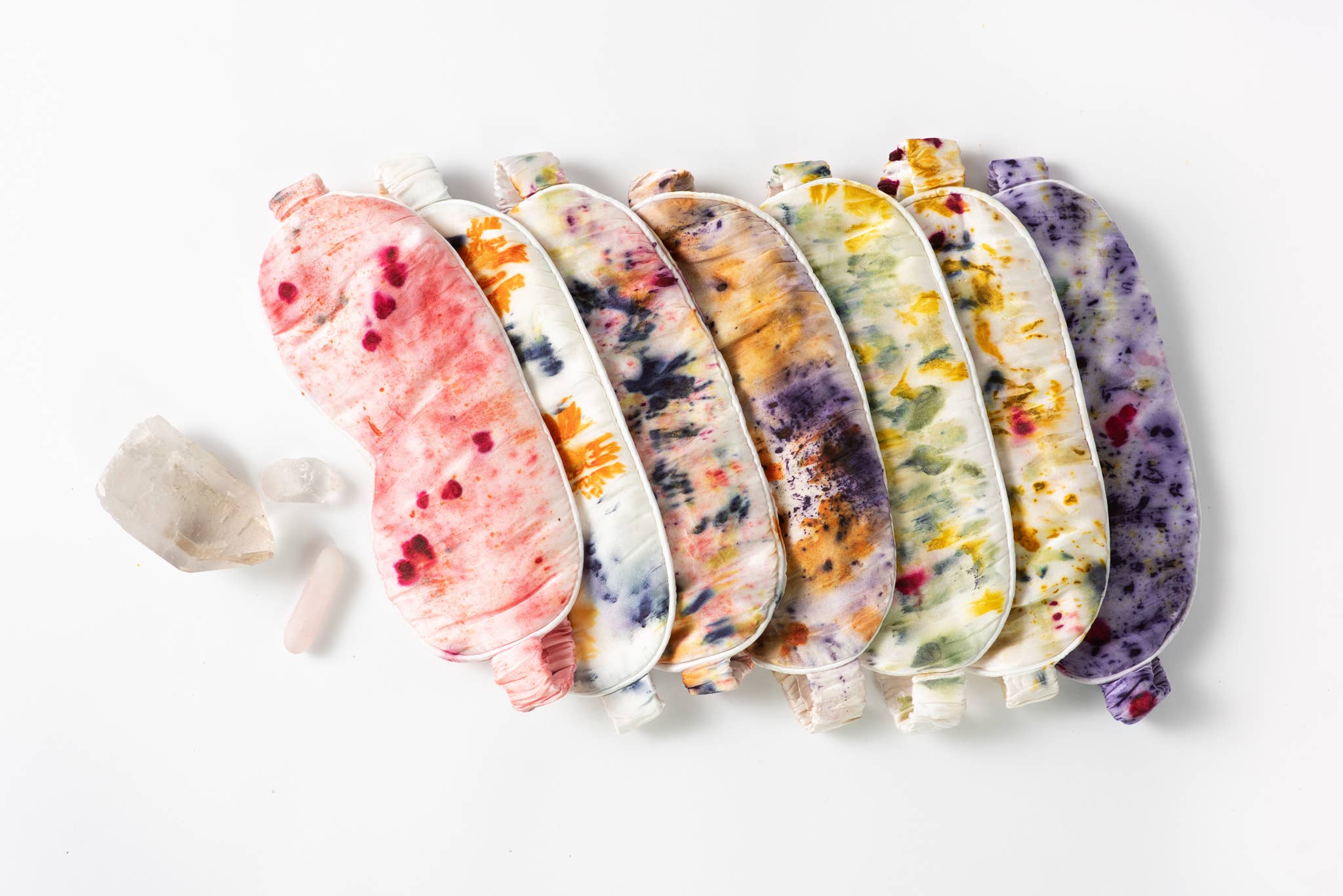 DYE KWEEN - Wholesale Sleep/Eye Mask - Abstract Botanically Dyed Silk Sleep Mask7