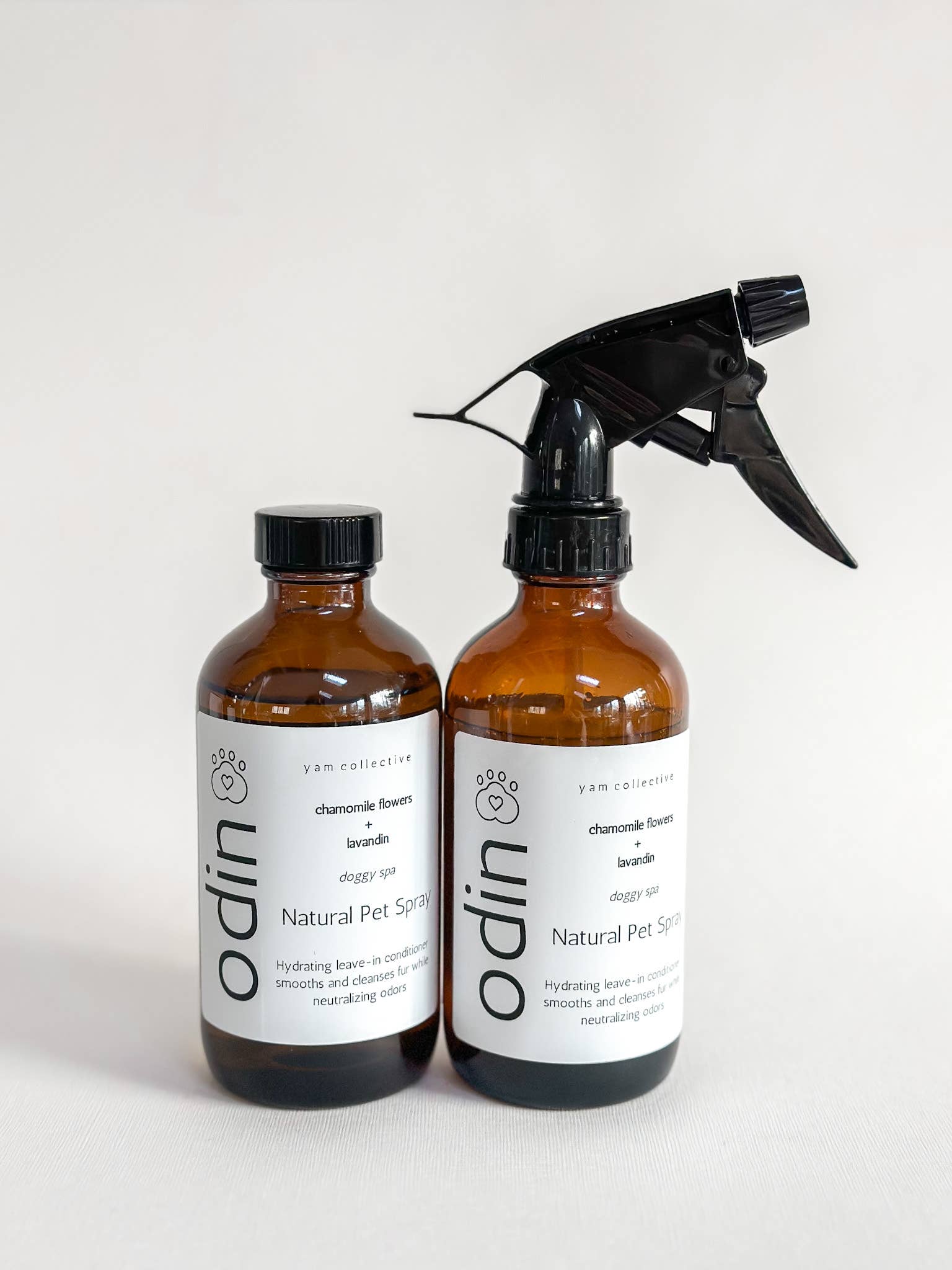yam collective - Wholesale Pet Spray - Dog - Odin Natural Pet Spray - 8 oz chamomile + Lavandin
