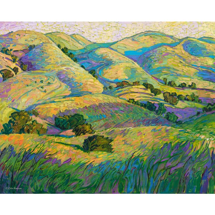 "Oaken Hills" 16x20 Paper Print for wholesale by Erin Hanson