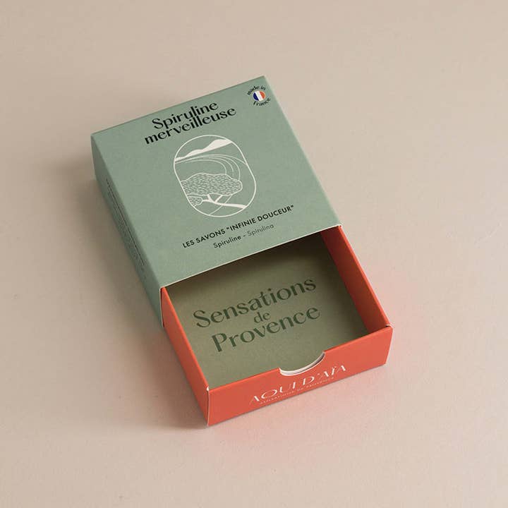 Aqui d'Aia - Wholesale Bar Soap - Spirulina soap, 100g3