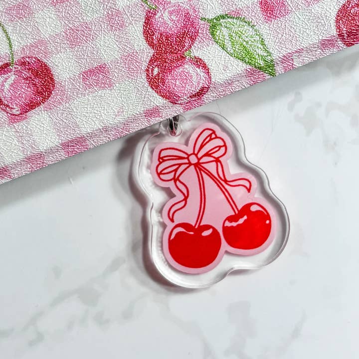 Market by Mari - Wholesale Book Cover - Cherries Kindle Charm