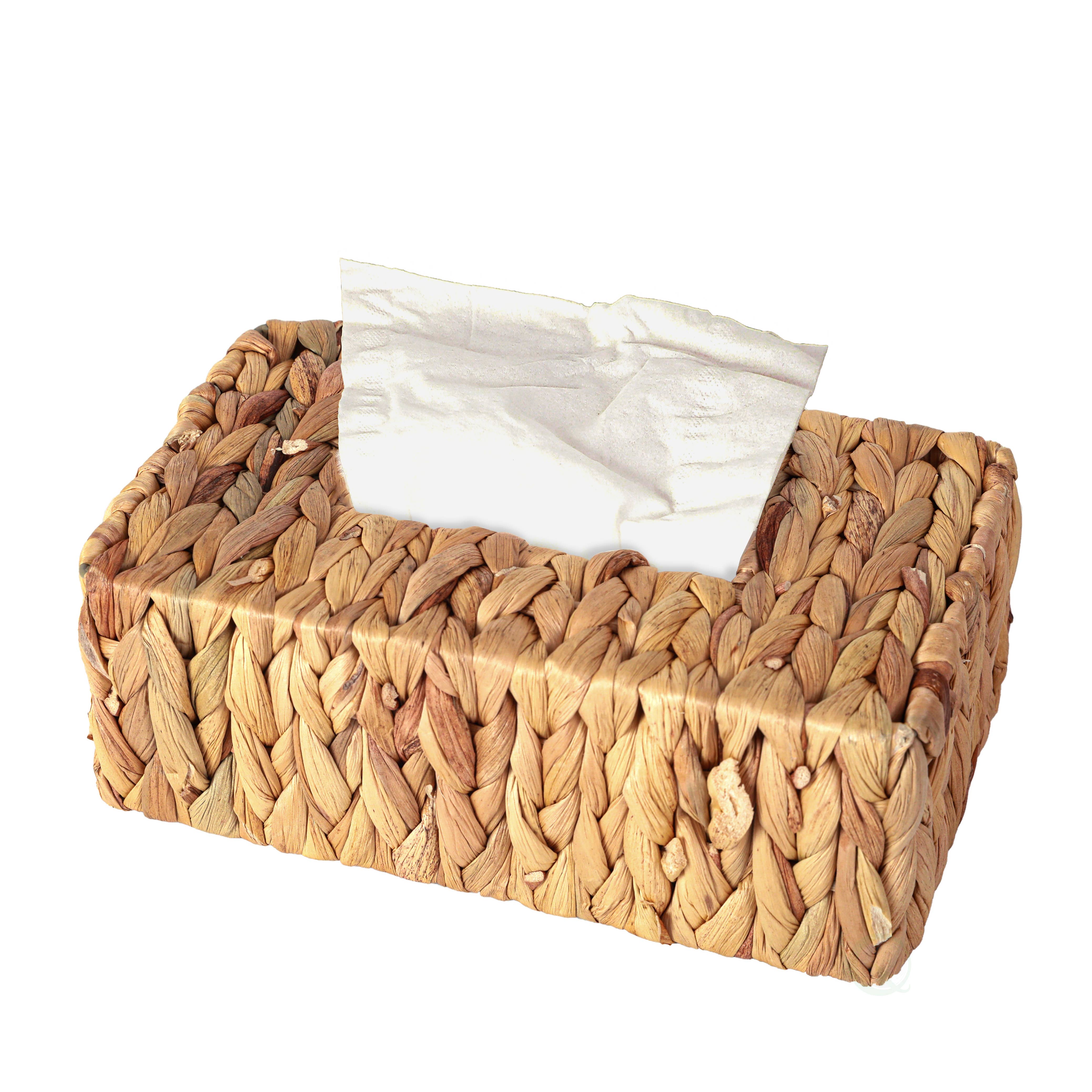 Quickway Imports - Wholesale Tissue Box - Wicker Tissue Box Cover, Size of a Kleenex Tissue Box1