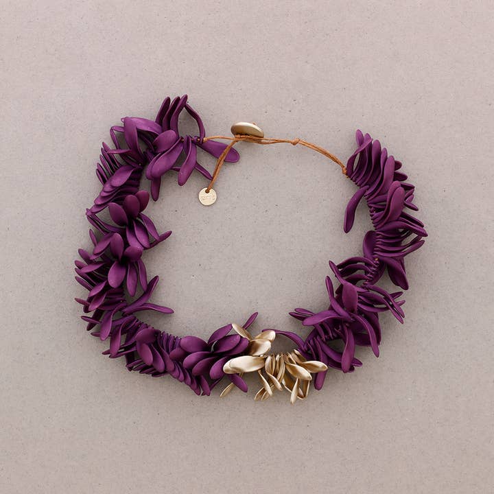 Sonata - Wholesale Choker/Collar - Petalos Resin Necklace10