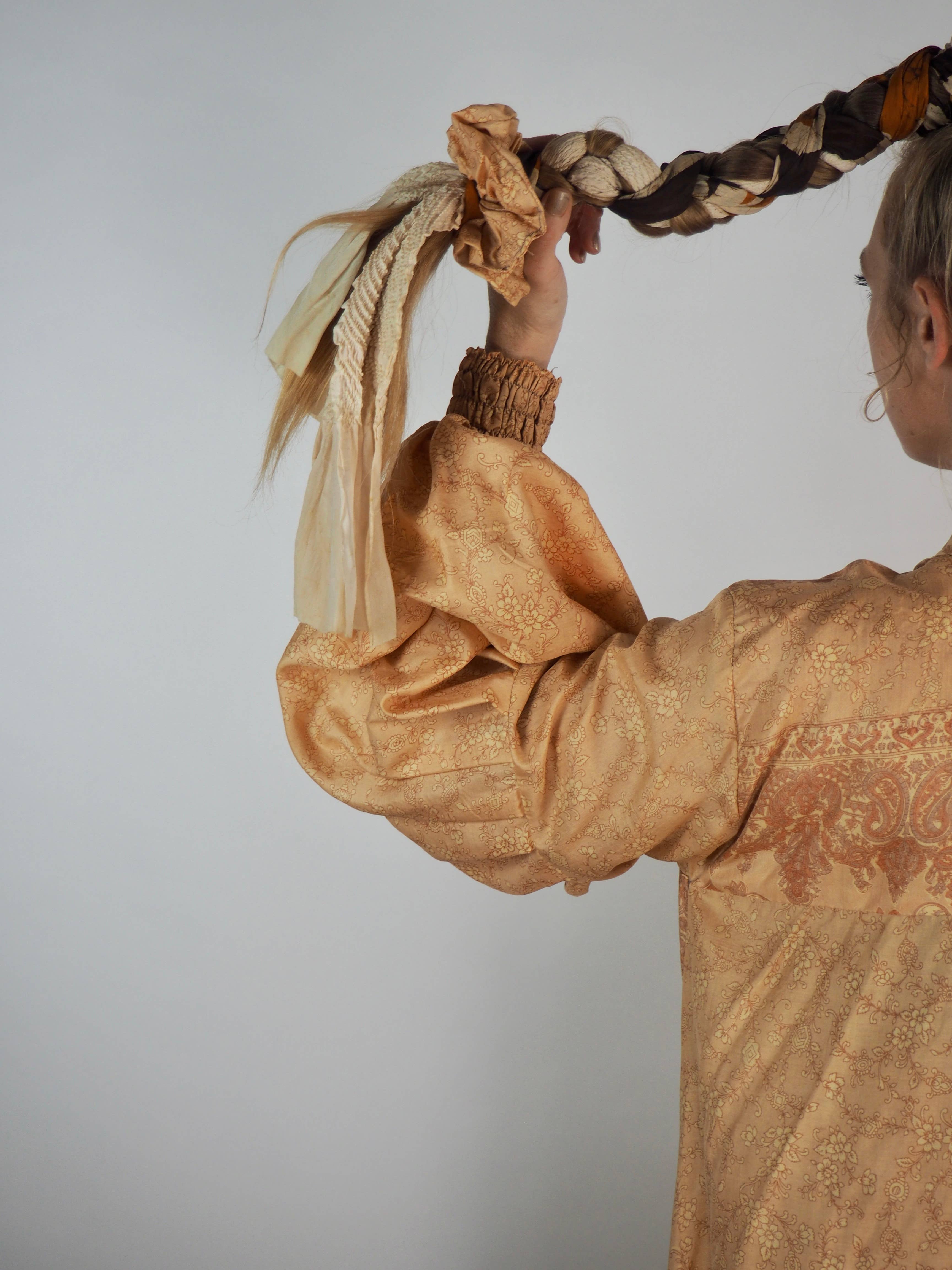 Vagabond Ibiza - Wholesale Dress - Women's - The Lenya Dress– Up-cycled Vintage Sari Dress 40