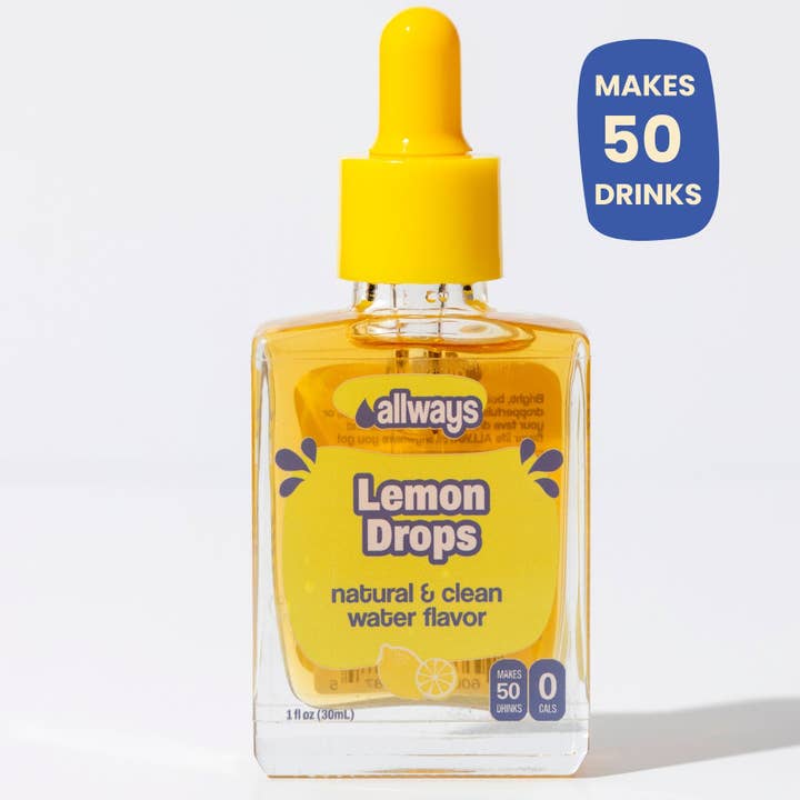 Lemon Water Drops, Natural Flavor, 1 oz, 50 Servings for wholesale by Allways Drops