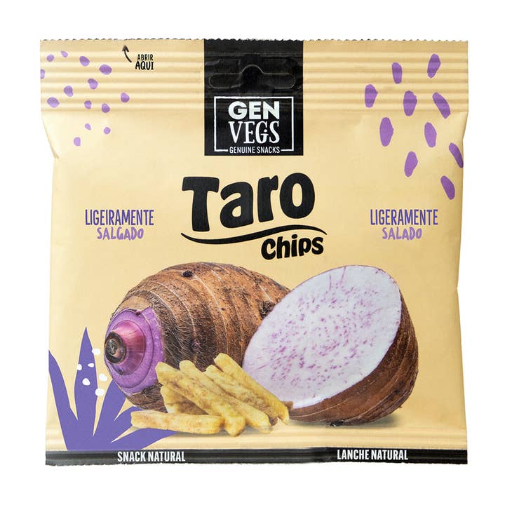 Original Market - Vente Chips - Chips authentiques de taro à la noix de coco et sel de l’Himalaya 45 g