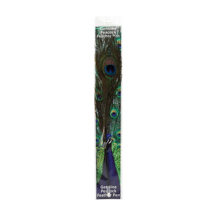 Timeline Gifts Ltd - Wholesale Pen - Ballpoint Quills - Peacock Packaged0