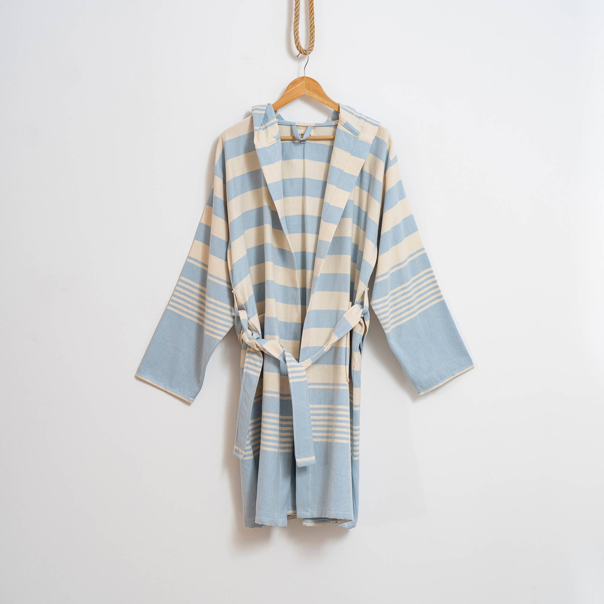 Kikoya - Wholesale Robe - Unisex - Bathrobe Turkish Cotton LightWeight Summer Hood Kimono Robe 8