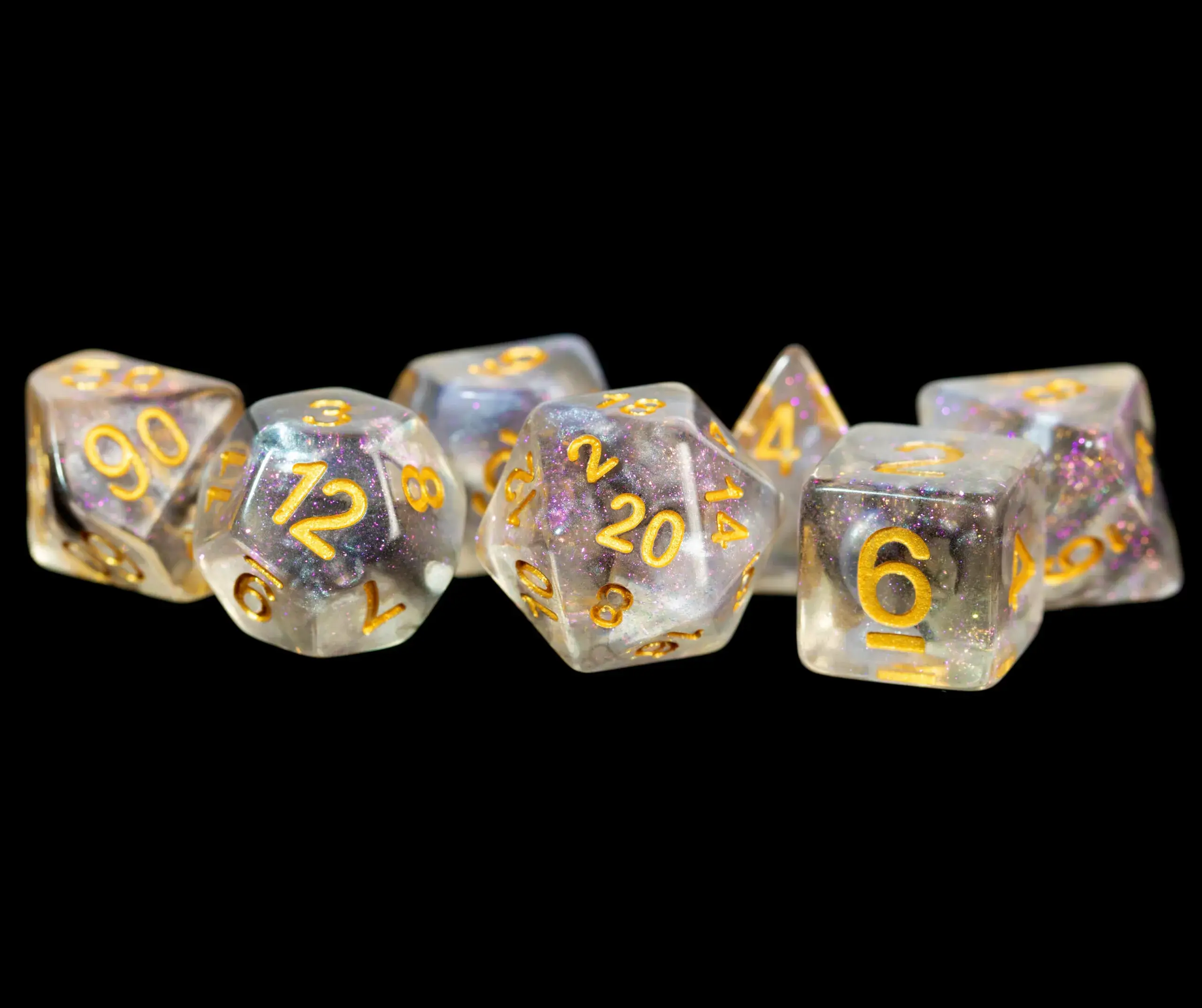 FanRoll by Metallic Dice Games - Wholesale Dobbelstenen - Limited Edition: Uitverkochte set van 7 resin dobbelstenen voor D&D5