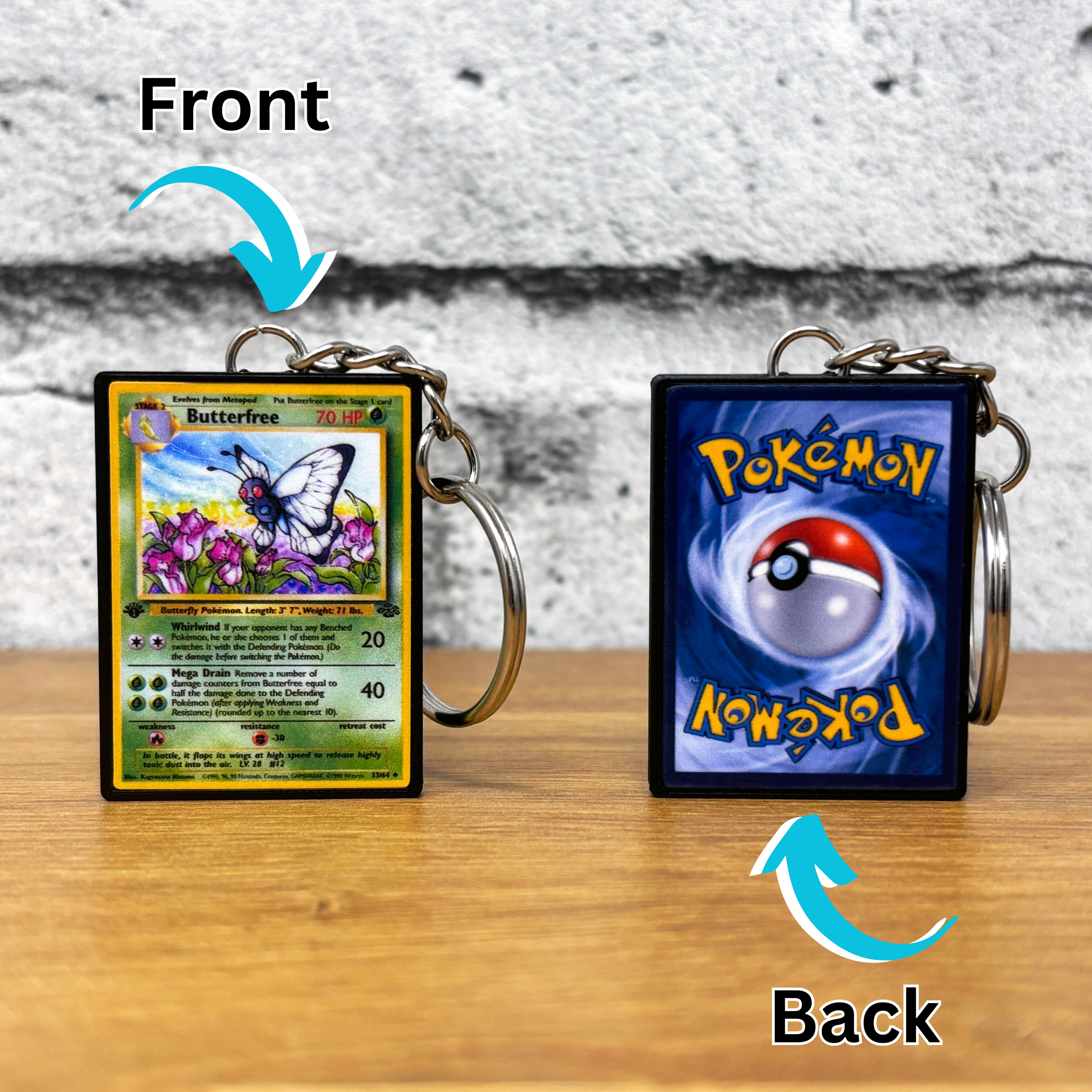 BitsyLabs – wholesale Nyckelring - Unisex – Pokemon-kortnyckelringar (1-50)1