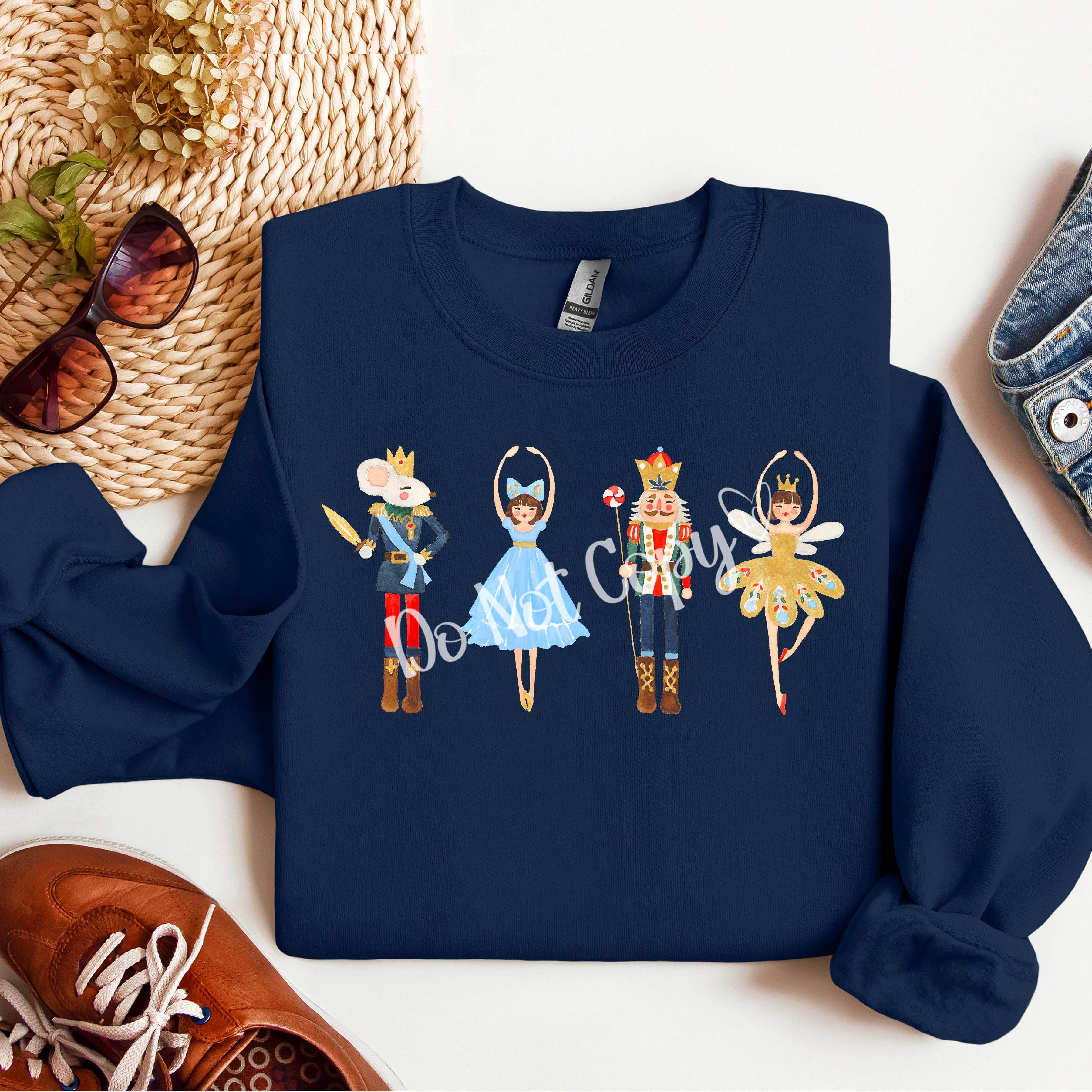 Lauras Closet – Camisola gráfica - Unissexo por atacado – NUTCRACKER - T-shirt Gráfica1