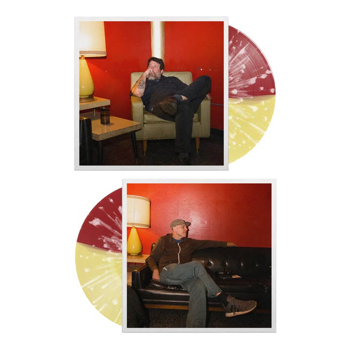 Split EP Elfenben & Rød Split m/ Hvid Splatter LP for engroshandel hos Rude Records